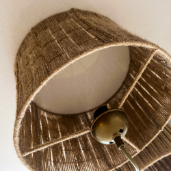 Jüt ve Kağıt Ipten El Yapımı Avize - 2