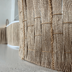 Jüt ve Kağıt Ipten El Yapımı Avize - 1