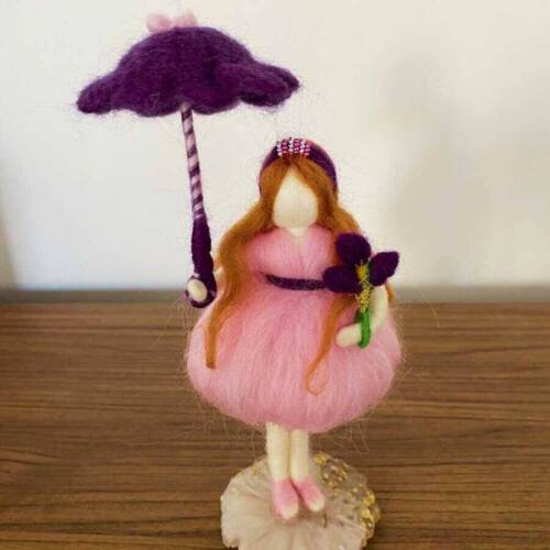 Keçe Şans Perisi Şemsiyeli