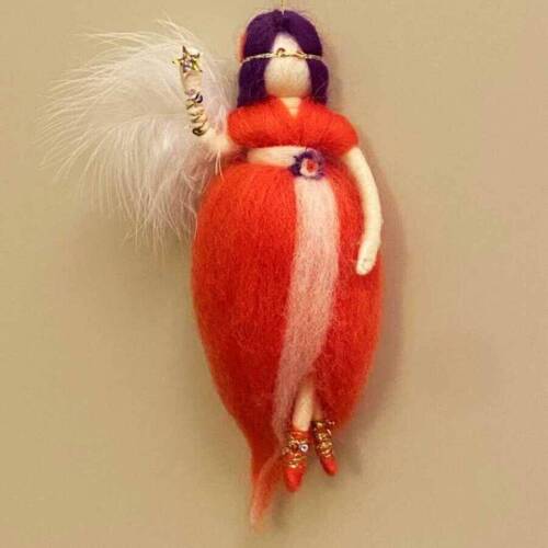 Keçe Şans Perisi Turuncu