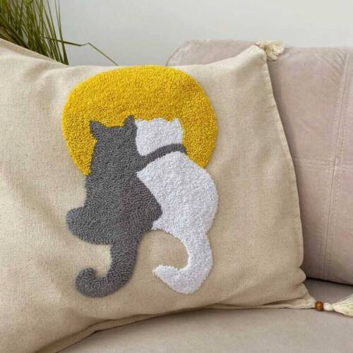 Kırlent Kılıfları Kedi - 2