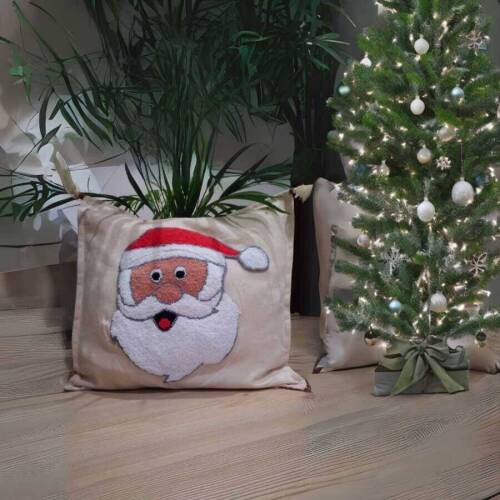 Kırlent Kılıfları Noel Baba