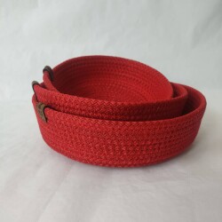 Kırmızı  Polyester 3 lü Organizer Sepet Takımı - 3