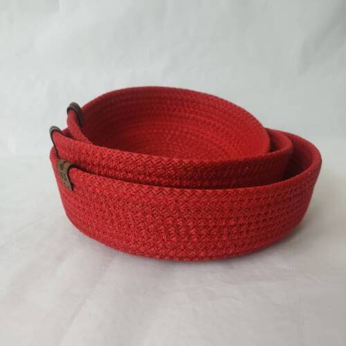 Kırmızı  Polyester 3 lü Organizer Sepet Takımı - 3