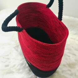 Kırmızı Siyah El Çantası - 2