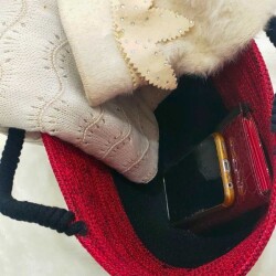 Kırmızı Siyah El Çantası - 3