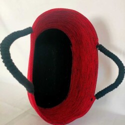 Kırmızı Siyah El Çantası - 4