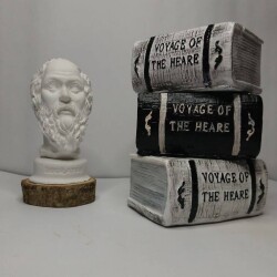 El Yapımı Dekoratif Kitap Saksı - 2