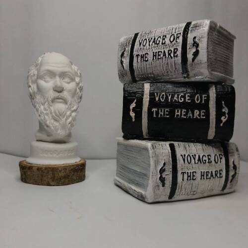 El Yapımı Dekoratif Kitap Saksı - 2