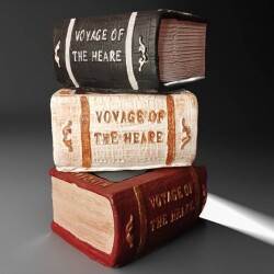 El Yapımı Dekoratif Kitap Saksı - 1