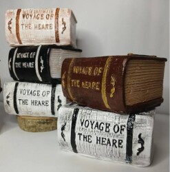 El Yapımı Dekoratif Kitap Saksı - 5