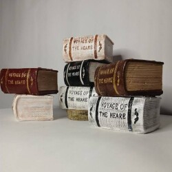 El Yapımı Dekoratif Kitap Saksı - 7