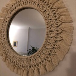 Makrome  Badem Ayna - 3