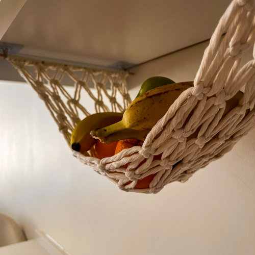 Makrome El Yapımı Meyve & Sebze Hamağı – 30x45 Cm