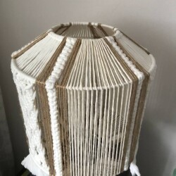 Makrome Köşe Abajur - 2