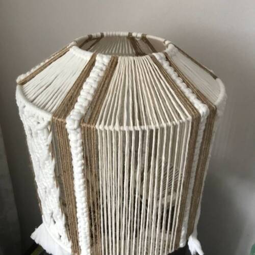 Makrome Köşe Abajur - 2