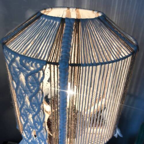 Makrome Köşe Abajur - 4