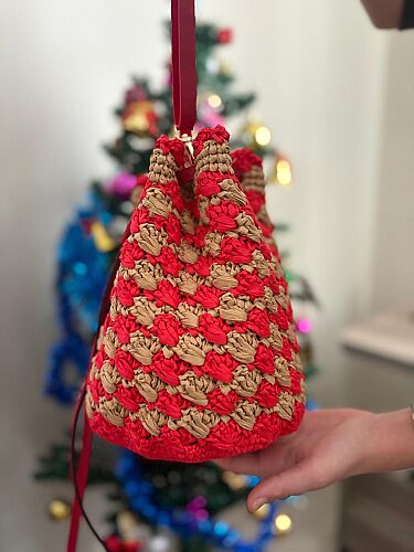 midye desen torba model omuz çantası - 3
