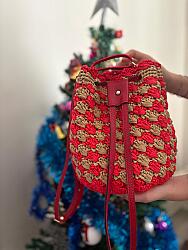 midye desen torba model omuz çantası - 2