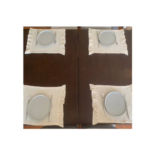 Müslin kumaş Amerikan servis, runner set - Moonjy