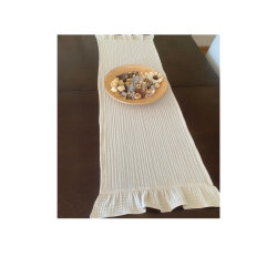 Müslin kumaş Amerikan servis, runner set - 2