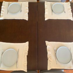 Müslin kumaş Amerikan servis, runner set - 1