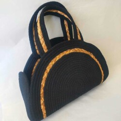 Muz İp Detaylı El Çantası - 3