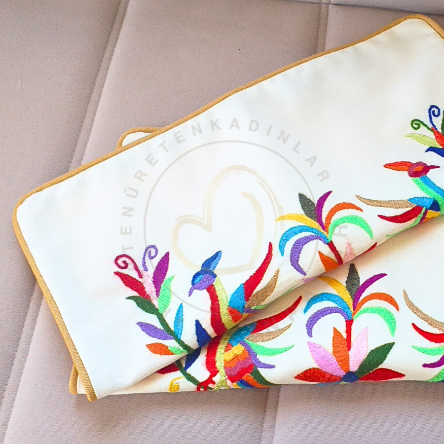 Palmiye ve Kuşlar Kırlent - 3