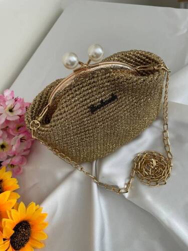 parlak mini çanta - 2