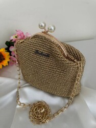 parlak mini çanta - 3