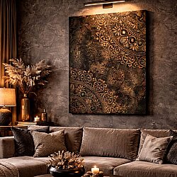 Queen Aura | El Yapımı Dokulu Sanatsal Tablo – Modern & Lüks Duvar Dekoru - 3