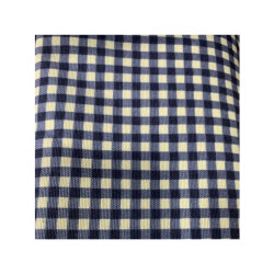 Elma Aplikeli Kırmızı Ekose Duck Keten Runner, Amerikan Servis set - 4