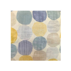 Elma Aplikeli Kırmızı Ekose Duck Keten Runner, Amerikan Servis set - 6