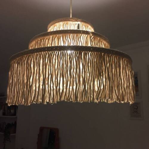 Saçaklı Makrome Avize