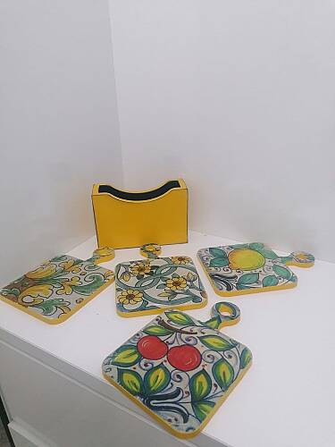 Minimal Sarı Bardak Altlığı - 2