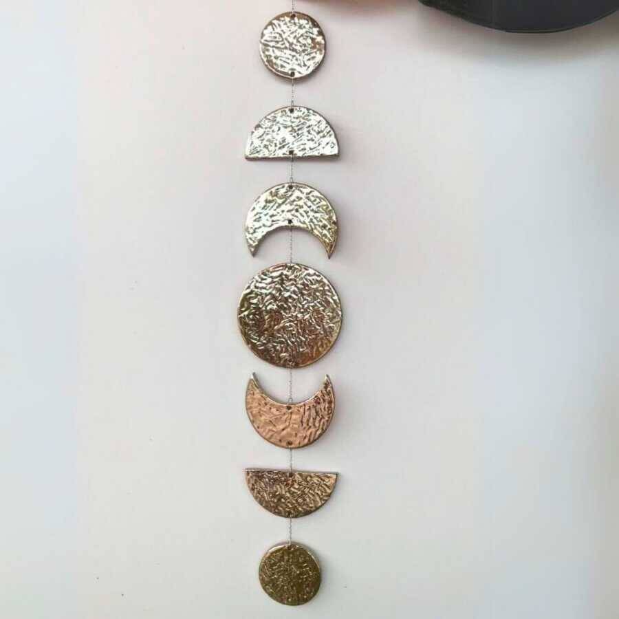 Ay Döngüsü Seramik Duvar Dekoru 70 cm - 4