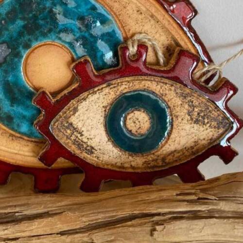 Afrodit Kirpikli Göz Nazarlık Küçük