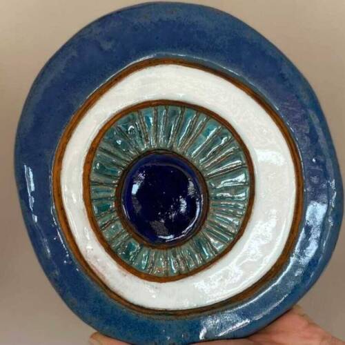 Selen Seramik Nazarlık El Yapımı Mavi Göz