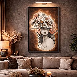 Sessiz Güç | El Yapımı Dokulu Sanatsal Tablo – Modern & Etkileyici Duvar Dekoru - 1