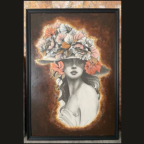 Sessiz Güç | El Yapımı Dokulu Sanatsal Tablo – Modern & Etkileyici Duvar Dekoru - 3