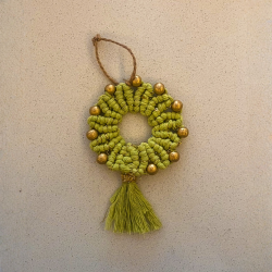 Simli Halka Yılbaşı Ağacı Süsü - 2 Adet - 2