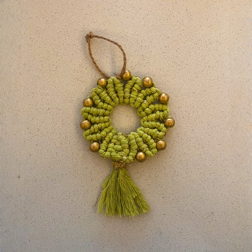 Simli Halka Yılbaşı Ağacı Süsü - 2 Adet - 2