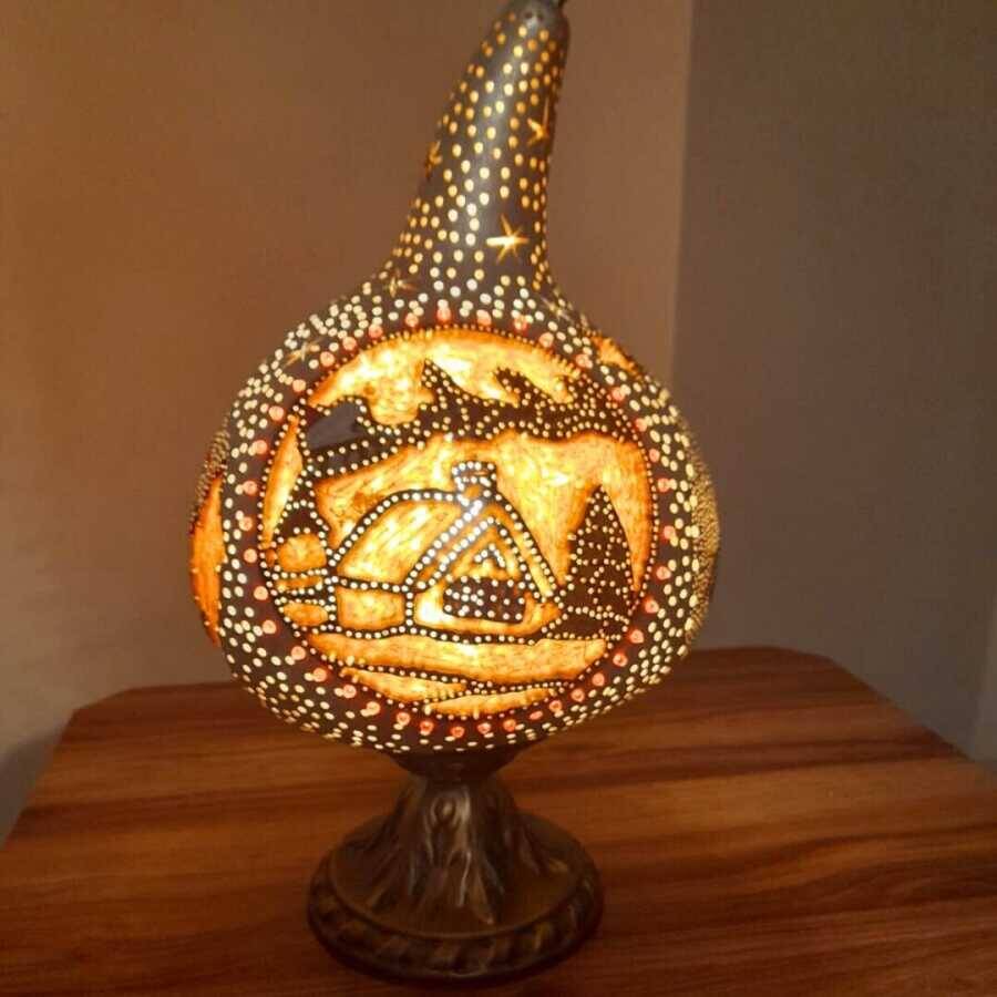 Su Kabağı Aydınlatma Ormandaki Ev - 3