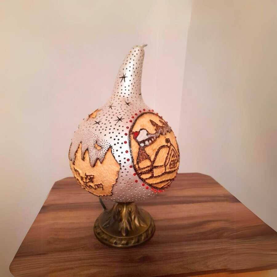 Su Kabağı Aydınlatma Ormandaki Ev - 4