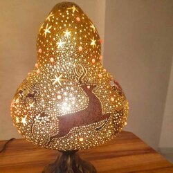 Su Kabağı Aydınlatma Yılbaşı Geyikli - 2