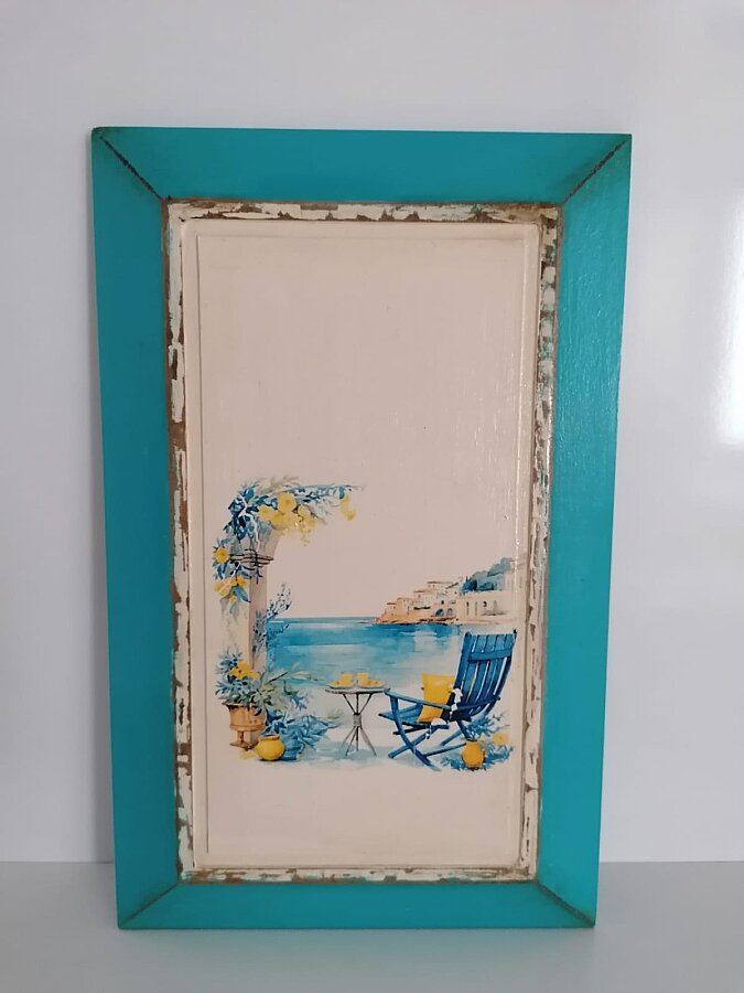 Vintage 3 lü Ahşap Tablo - 1