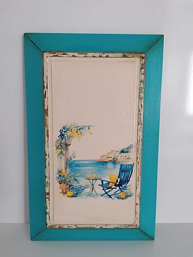 Vintage 3 lü Ahşap Tablo