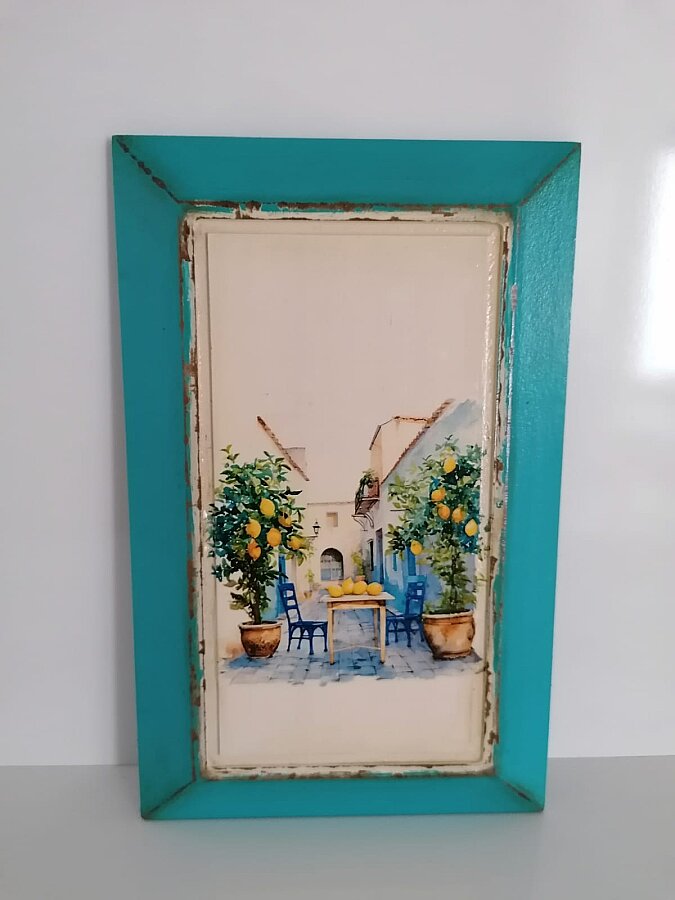 Vintage 3 lü Ahşap Tablo - 2