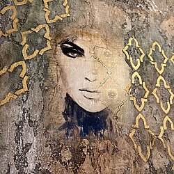 Whisper | El Yapımı Dokulu Sanatsal Tablo – Katmanlı Modern & Bohem Duvar Dekoru - 4