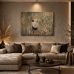 Whisper | El Yapımı Dokulu Sanatsal Tablo – Katmanlı Modern & Bohem Duvar Dekoru - 2